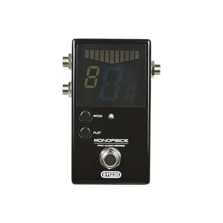 MONOPRICE Chromatic Pedal Tuner (Best Guitar Tuner Pedal)