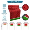 thumbnail image 7 of Table Runner Watermelon Fruit Table Decoration for Kitchen Dinning Red Green Table Decoration for Indoor Outdoor Party Wedding Decor 13x72inch, 7 of 7