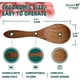 thumbnail image 2 of Paleta de arroz de madera, cuchara de cocina de madera, espátula, cuchara de arroz, cuchara de cocina de acacia, resistente al calor, versátil cucharón de comida, cuchara para servir sopa, postre,, 2 of 6