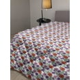 thumbnail image 2 of Unicorn Party Down Alternative Comforter, Elements Along Cartoon Unicorns Images and Stars Shapes in Doodle Style, Microfiber Quilt for All Season, 5 Sizes, Multicolor, by Ambesonne, 2 of 3