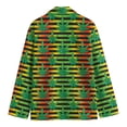 thumbnail image 2 of Rasta Striped Pattern Print Men'S Blazer, Rastafarian Fun Novelty Blazer, 2 of 4
