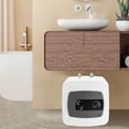 thumbnail image 4 of Mini Electric Water Heater 10L Tank Under Sink Hot Compact 110 Volt 1500W Warmer White, 4 of 17