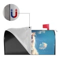 thumbnail image 4 of Mailbox Covers, Clear Sky Blue Cat Welcome Mailbox Cover Magnetic Extra Large Size 25.5" x 21", Decorative Mailbox Covers Post Letter Box Wrap Cover Decor for Outdoors, 4 of 7