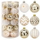 thumbnail image 1 of Adornos navideños JOYIN, 30 unidades, varios diseños (oro y blanco), 1 of 8