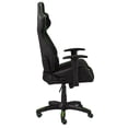 thumbnail image 4 of Gaming Chair, Black/Green, 4 of 9