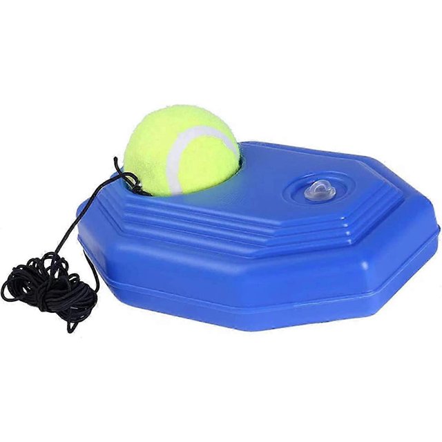 Solo tennis trainer rebound ball, fill & drill tennis trainer with string, rebounder tennis practice