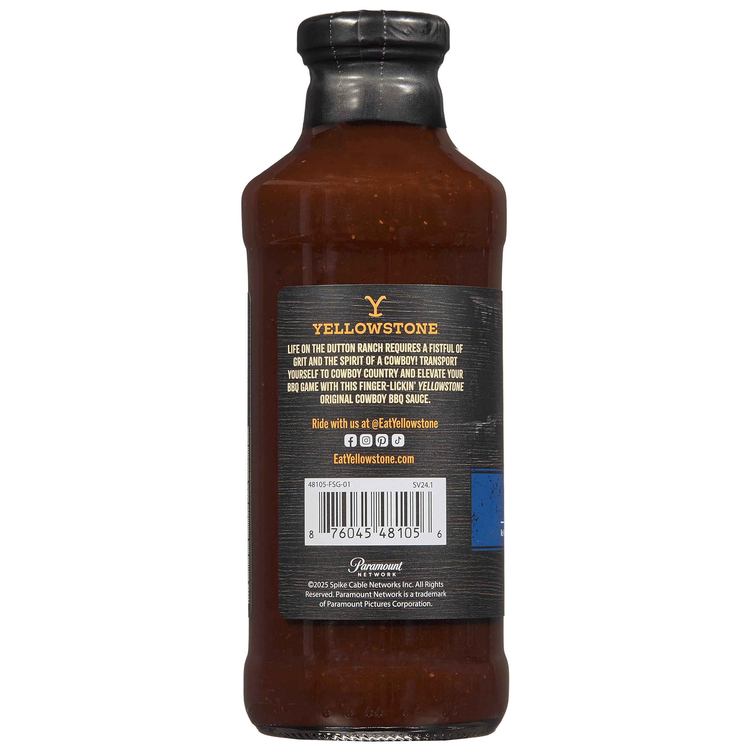 (6 pack) Yellowstone Cowboy Original BBQ Sauce, 19 oz