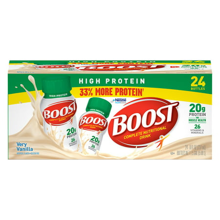 BOOST High Protein Drink, Vanilla (24 pk.) (Best Health Drinks On The Market)