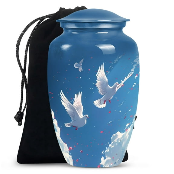 SUBSH Urns for Ashes - Ashes Urn Adult - Cremation Companion Urns - Funeral Urns for Human Ashes Adult - Urn for Adult Male