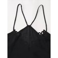 thumbnail image 4 of Tops con tirantes y flores en 3D para mujer, ropa sin mangas con cuello en V y espalda descubierta, holgada, a la moda, 2024, 4 of 5