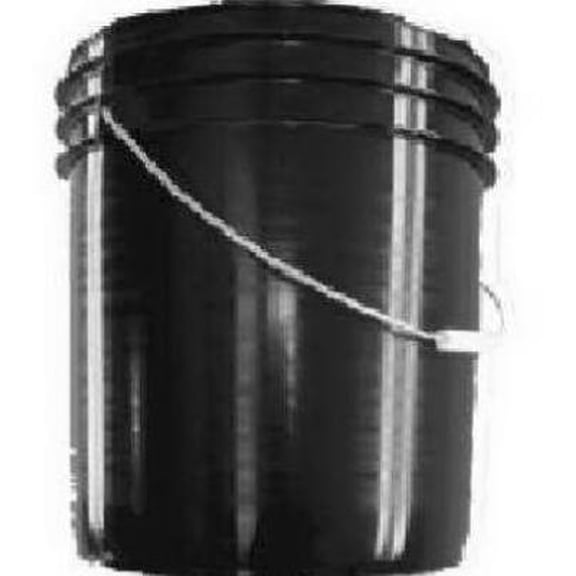 Leaktite #B5GSKD 5GAL Black Plastic Pail