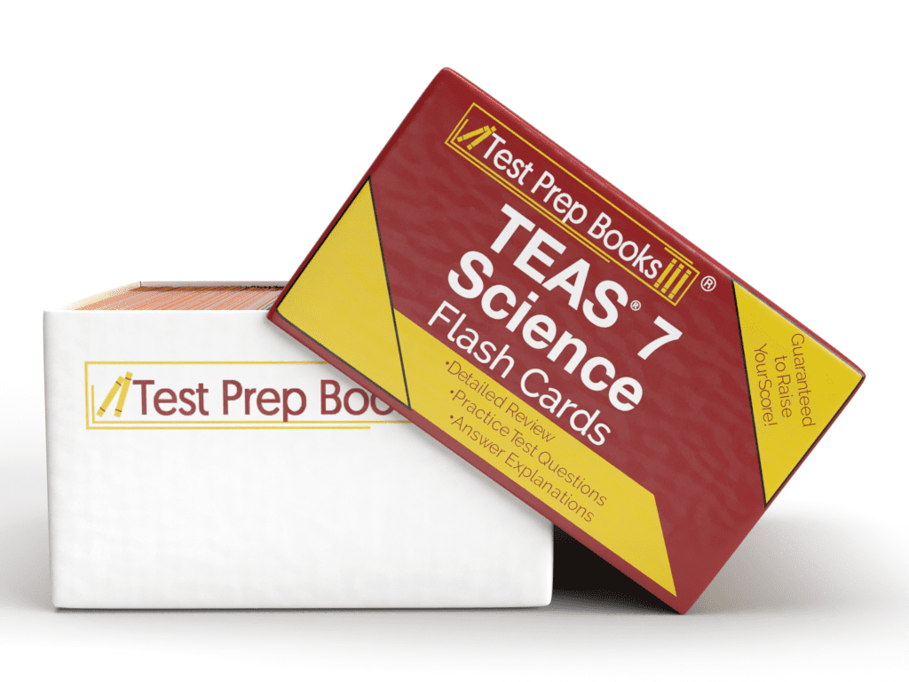ATI TEAS 7 Science Study Cards: TEAS Science Test Prep for the Nursing Entrance Exam [Full Color Cards]