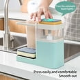 thumbnail image 1 of Maoww Kitchen Detergent Outlet Box Towel Rod Storage Rack Removable Lightweight Liquid Dispenser Kitchen Holder Home Gray, 1 of 6