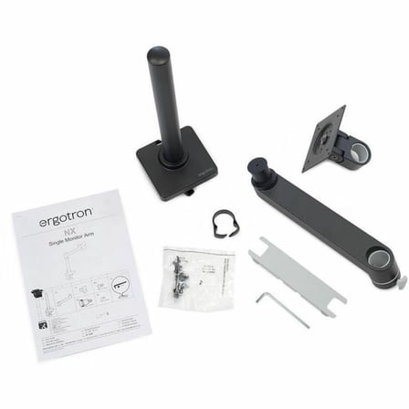 Ergotron Mounting Arm for Monitor Black 45669224