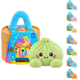 thumbnail image 4 of Mystery Dumpling Plush Blind Box, Surprise Stuffed Dumpling, Novelty Collectible Stuffed Animal Squeezable Stress Relief Plushie for Birthday Holiday Party Favors - Green, 4 of 10