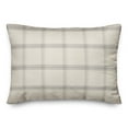 thumbnail image 2 of Creative Products Gray Plaid Linen 20 x 14 Spun Poly Pillow, 2 of 3