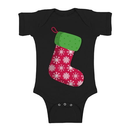 

Awkward Styles Ugly Christmas Baby Outfit Bodysuit Stocking Snowflake Xmas Romper