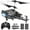 Gray, variant on DEERC Apache RC Helicopter for Kids & Adults, Military Remote Control Helicopter Toy with LED Lights, 2 Batteries & USB-C Charging, 26 Mins Flight, Altitude Hold, Gift for Boys Ages 8-12