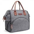 thumbnail image 1 of ZheElen Large Capacity Wide-Open Insulated Lunch Tote Bag Durable Nylon Thermal Snacks Organizer, 1 of 1