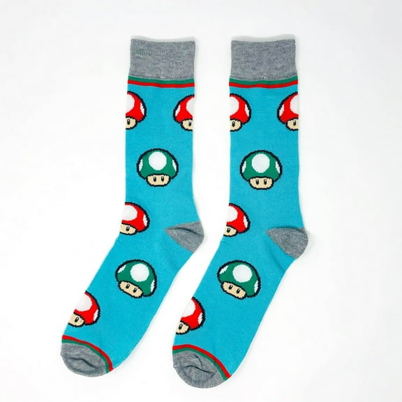 Nintendo Super Mario and The Legend of Zelda Men's Fashion Socks