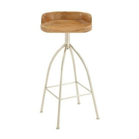 Deco 79 80908 Metal Wood Bar Stool 16 X 35 Walmartcom