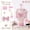 Light Pink, variant on Tumbler Accessories Set for Stanley Quencher 30 oz & 40 oz, Light Pink Silicone Boot, Cute Straw Topper Covers, 9-Piece