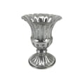 thumbnail image 2 of Florero Retro para Arreglo de Flores Macarena Plata, 2 of 8