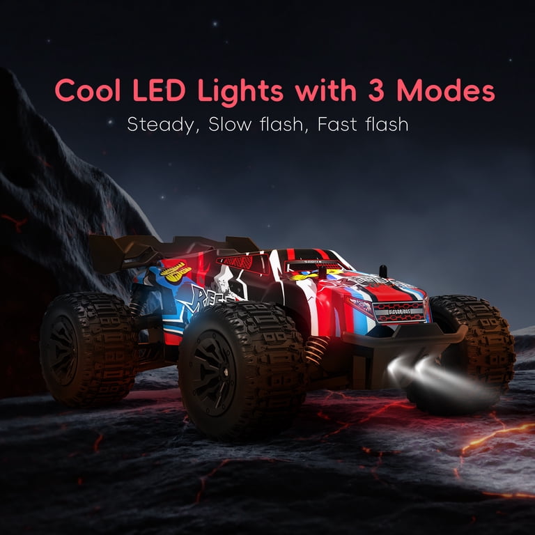 JoyStone RC Car for Kids 2.4GHz Red Monster Truck photo 8