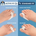 thumbnail image 3 of Dr. Frederick's Original Bunion Shield Spacer, Gel Toe Separator, 4 Count, 3 of 6