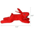 thumbnail image 6 of Mighty Junior Angry Animals Rabbit Durable Squeaky Plush Dog Toy, 6 of 7