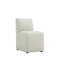 thumbnail image 5 of Manhattan Comfort Anna 19.69" Faux Leather Armless Dining Chair in Stone (2 Pc), 5 of 10