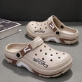 thumbnail image 3 of Men's Garden Clogs Comfortable EVA Slip on Shoes Quick Drying Lightweight Sandals for Beach Casual Indoor Outdoor Khaki Size 8, 3 of 4