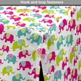 thumbnail image 4 of Animal Cartoon Dog Crate Cover, s with Ornaments Joyous Friendly Pattern, Easy to Use Pet Kennel Cover for Medium Large Dogs, 35" x 23" x 27", Green Blue Pink, by Ambesonne, 4 of 6