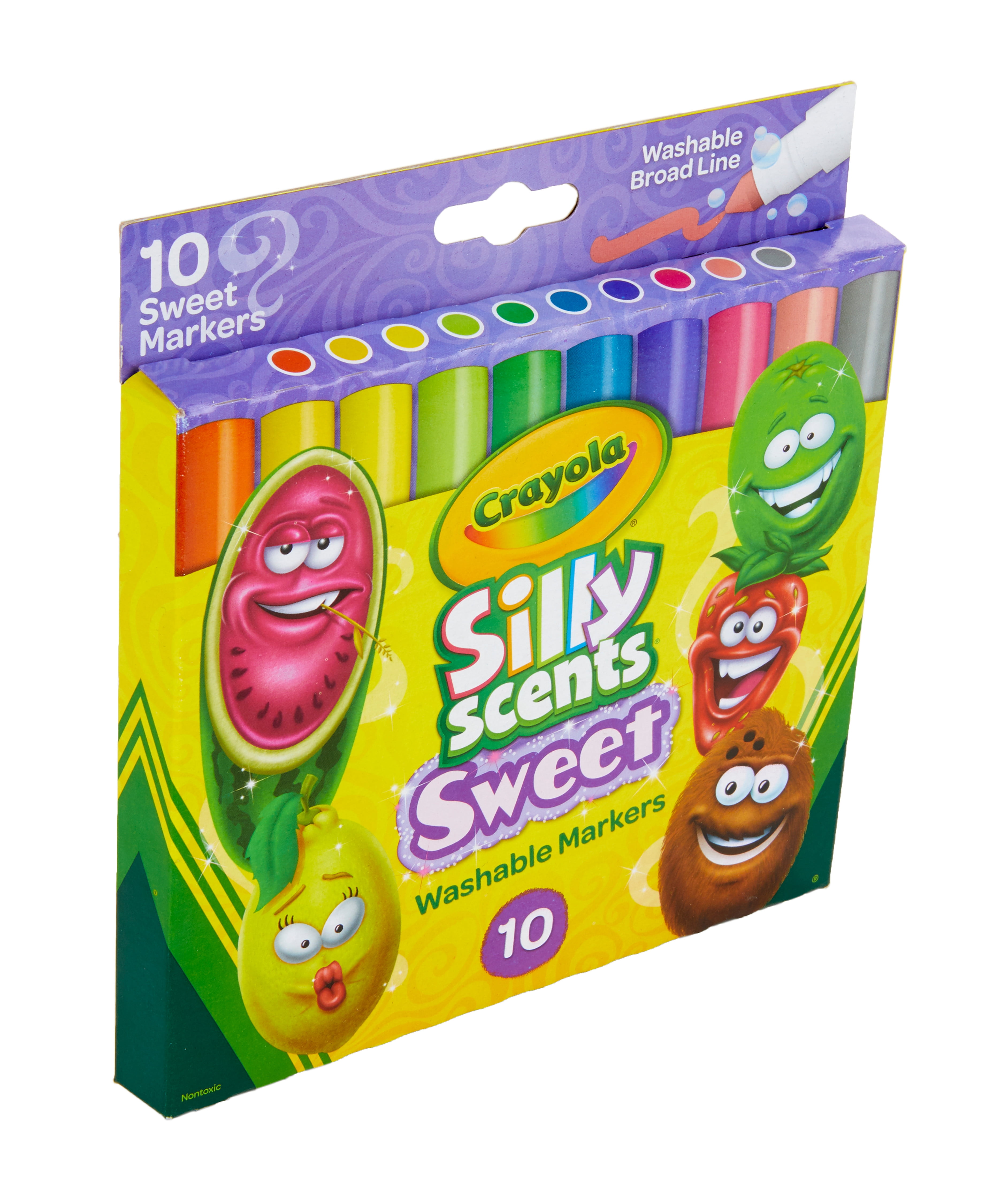 Silly Scents™ Washable Markers, Slim, 10 Colors/Scents Per Box, 6 Boxes, 1  - City Market