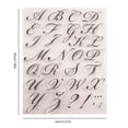 thumbnail image 3 of English Letters Biscuit Mold, Washable Safe Alphabet Cake Stamp Tool Transparent  for Household for Cake, 3 of 8