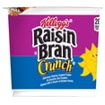 thumbnail image 2 of Kellogg's Raisin Bran Crunch Breakfast Cereal Cups, Fiber Cereal, Made with Real Fruit, Original, 33.6oz Case (12 Cups), 2 of 4