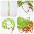 thumbnail image 5 of ZOELNIC Artificial Hanging Vines, 6 Pack Fake Ivy Weeping Willow Greenery Leaves Plastic Plants Faux Garland Vine UV Resistant for Indoor Outdoor Garden Door Wall Baskets Wedding Party Decoration, 5 of 8