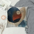 thumbnail image 2 of COMIO Boho Abstract Modern Art Decorative Throw Pillow Cover, Minimalist Geometric Bohemian Sun Moon Decoration, Botanical Plant Square Pillowcase Cushion Case Sofa Couch Home Decor, 2 of 5