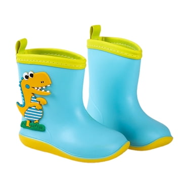 XIYON Toddler Rain Boots Non Slip Lightweight Short Ankle Boots For Boys Girls Toddler Outdoor Play Daily Wear 2-3 Years