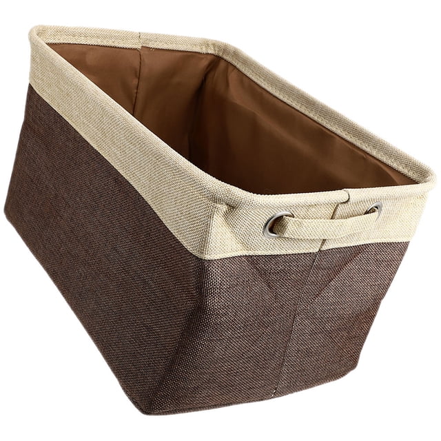 HOOWIFFY Cesta De Tela Oxford Café Para Almacenaje Y Organización De Suministros Variados