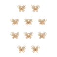 thumbnail image 2 of Jumpingount Bufanda Anillo Bufandas Broche Scalewing Estilo Regalos para Mujer Pañuelo Blanco Type1 NO1, 2 of 6