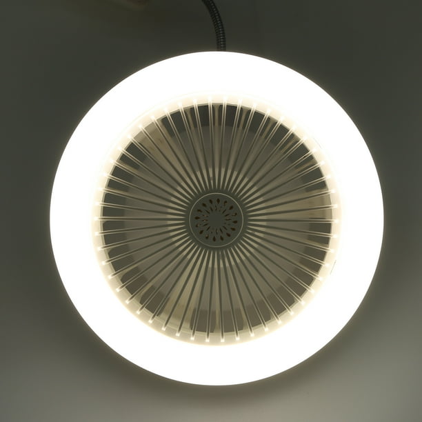 Lámpara Ventilador Techo Con Aroma Temporizador 5 Aspas (control Gris)