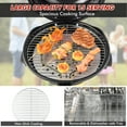 thumbnail image 6 of Costway Portable 1600W Electric BBQ Grill withTemperature Control & Grease Collector Black, 6 of 10