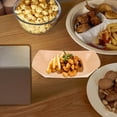 thumbnail image 4 of SHOWERORO 125pcs Cardboard Food Trays Hot Dogs Trays Kraft Paper For Fried Snacks Use, 4 of 6