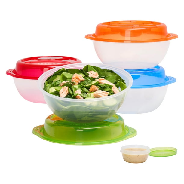 Contenedores para ensaladas Bentgo Easyboxes, juego de 8 piezas