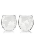 thumbnail image 5 of Viski Globe Glass Tumblers for Cocktails, Whiskey, Margarita, 10oz Set of 2, 5 of 7
