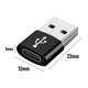 thumbnail image 4 of 2x USB 3.1 Tipo C Hembra a USB 3.0 A Macho Adaptador Datos+Carga (Rojo), 4 of 6