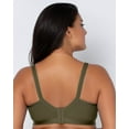 thumbnail image 2 of Curvy Couture Womens Cotton Luxe Wire-Free Bra Style-1010, 2 of 3