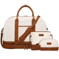 thumbnail image 1 of Bolsa de fin de semana BOLOSTA de lona para mujer con compartimento para zapatos, 1 of 7