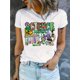 thumbnail image 1 of Women's Science Teacher Graphic Tee - Casual Crew Neck, Short Sleeve Top for Spring & Summer, Breathable Polyester Blend, 1 of 6
